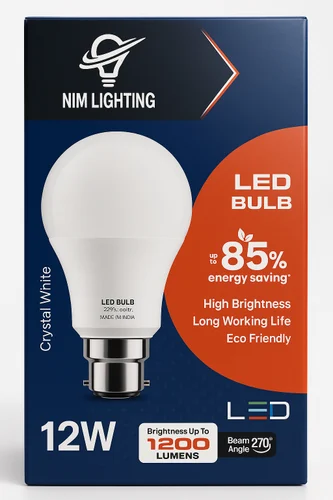 12W LED Bulb – Super Bright, Energy Efficient & Long Lasting