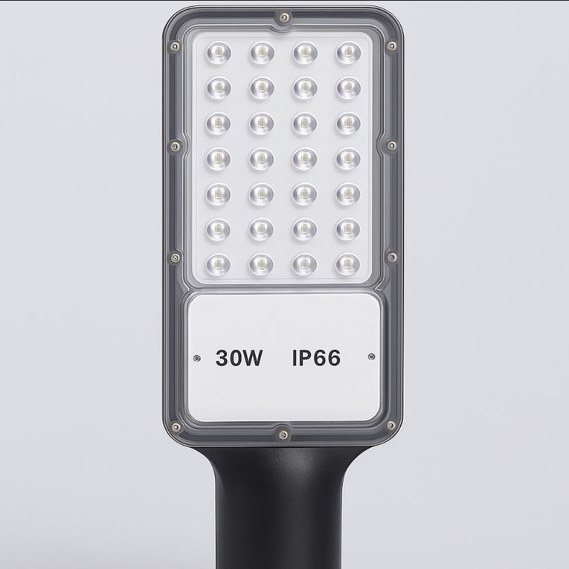High Lumen 30W LED Street Light | IP66 Rated for All Weather Conditions