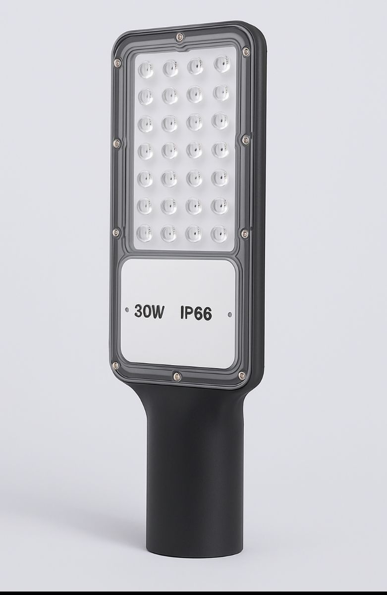 High Lumen 30W LED Street Light | IP66 Rated for All Weather Conditions